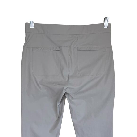 Athleta Sz 6 Wonder Stash Skinny Pants Cream Beige Stretchy Sporty Athleisure - Picture 5 of 16